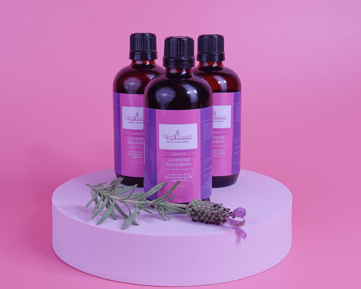 Organic Henna Cones with Lavender Essential Oil