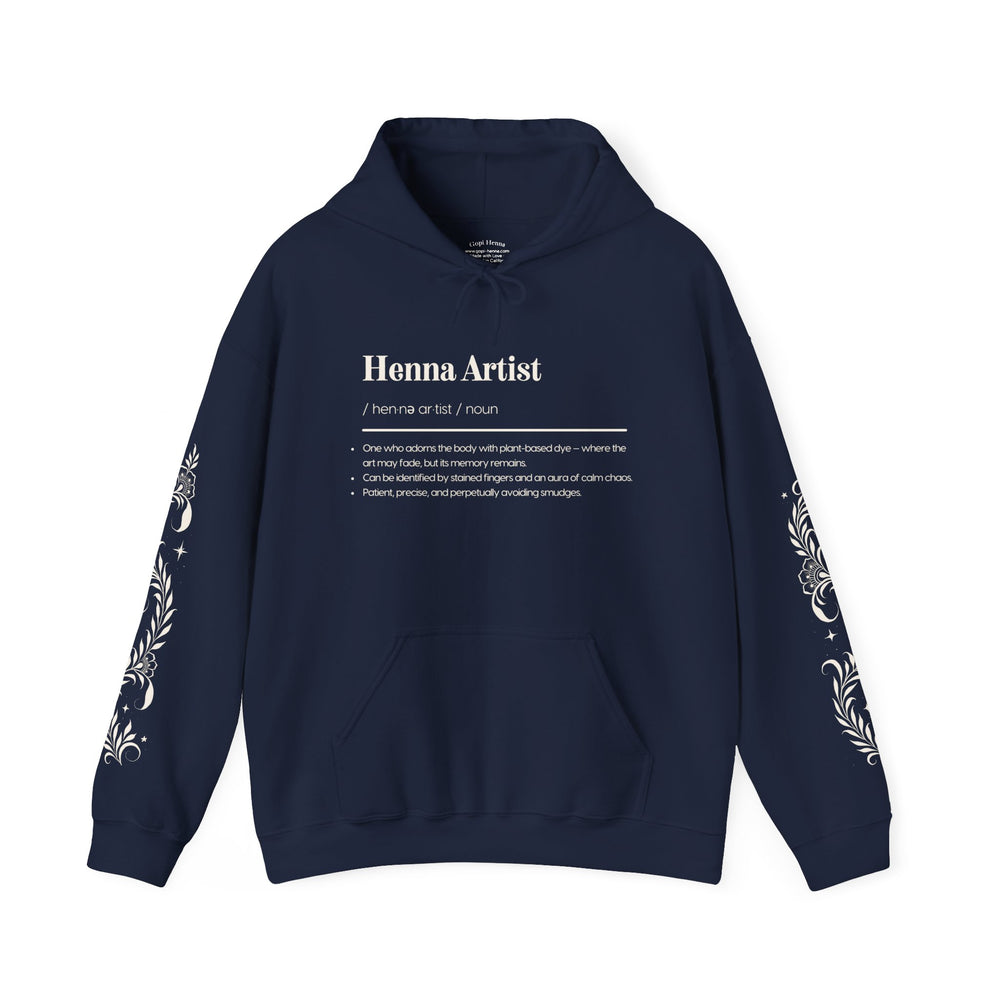 Cozy Henna Artist Hoodie | Henna Artist Gift Sweatshirt | Mehndi Lover Apparel | Gopi Henna Brand