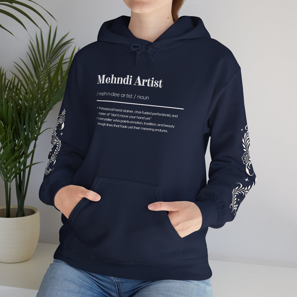 Mehndi Artist Hoodie | Henna Artist Gift Sweatshirt | Mehndi Lover Apparel | Gopi Henna Brand