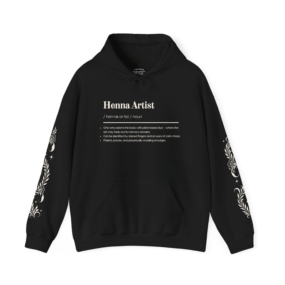 Cozy Henna Artist Hoodie | Henna Artist Gift Sweatshirt | Mehndi Lover Apparel | Gopi Henna Brand