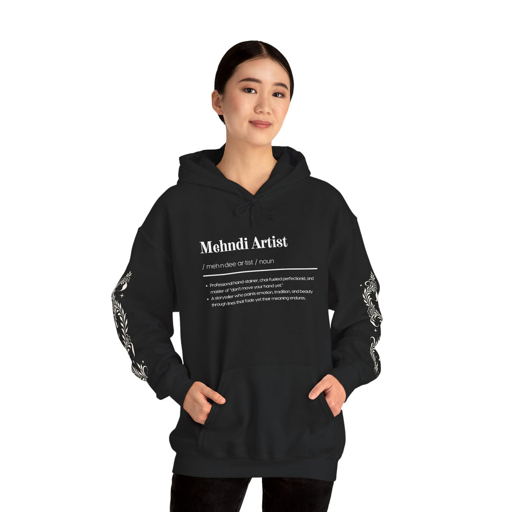 Mehndi Artist Hoodie | Henna Artist Gift Sweatshirt | Mehndi Lover Apparel | Gopi Henna Brand