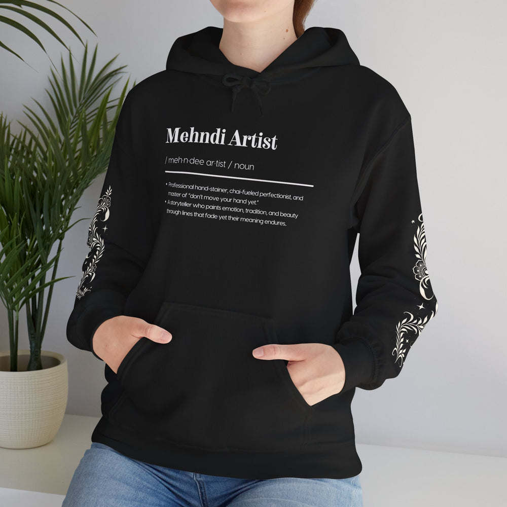 Mehndi Artist Hoodie | Henna Artist Gift Sweatshirt | Mehndi Lover Apparel | Gopi Henna Brand