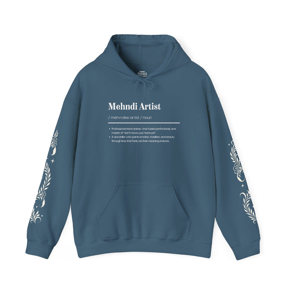Mehndi Artist Hoodie | Henna Artist Gift Sweatshirt | Mehndi Lover Apparel | Gopi Henna Brand