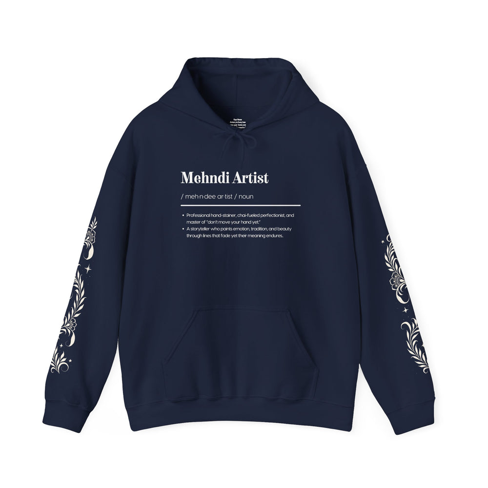 Mehndi Artist Hoodie | Henna Artist Gift Sweatshirt | Mehndi Lover Apparel | Gopi Henna Brand