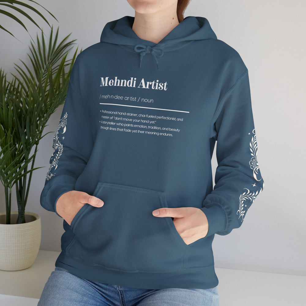 Mehndi Artist Hoodie | Henna Artist Gift Sweatshirt | Mehndi Lover Apparel | Gopi Henna Brand
