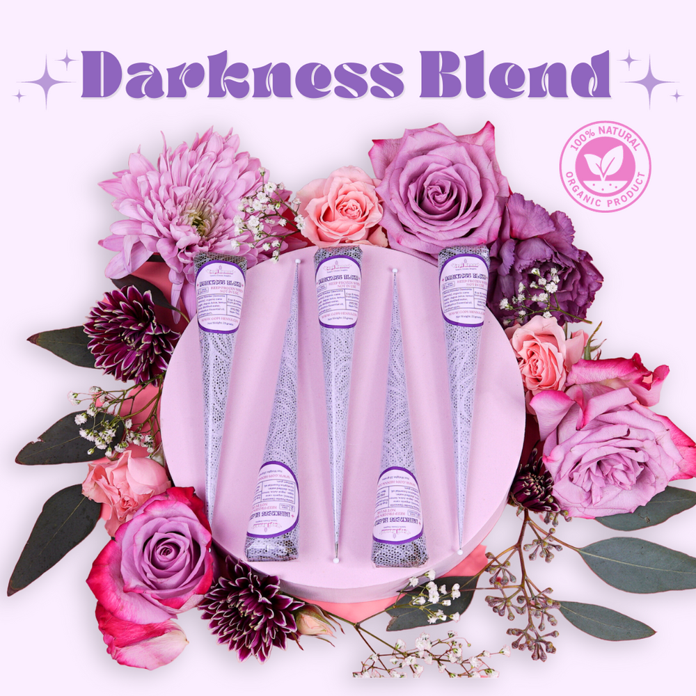 Darkness Blend Cones | 25 gram | Jagua & Henna Mix – Gopi Henna Darkness Blend Cones | 25 gram | Jagua & Henna Mix – Gopi Henna