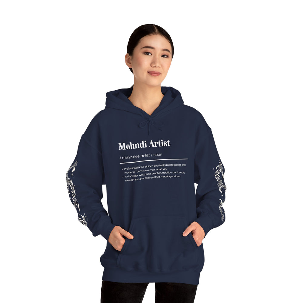 Mehndi Artist Hoodie | Henna Artist Gift Sweatshirt | Mehndi Lover Apparel | Gopi Henna Brand