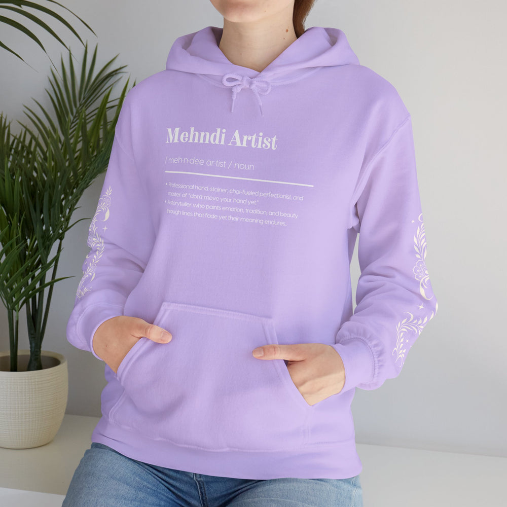 Mehndi Artist Hoodie | Henna Artist Gift Sweatshirt | Mehndi Lover Apparel | Gopi Henna Brand