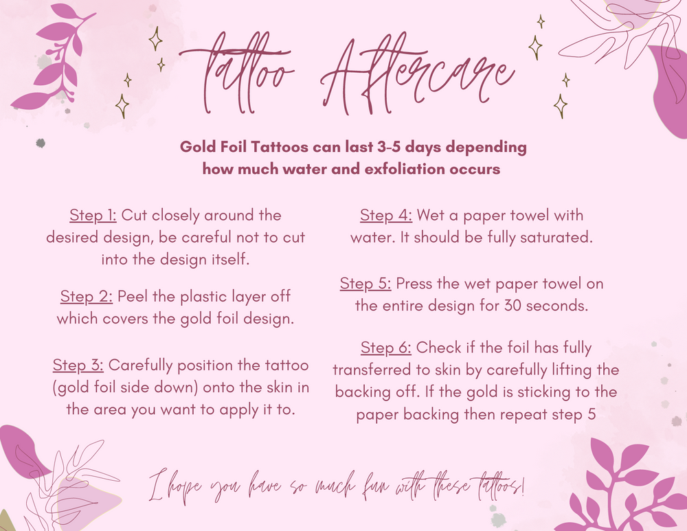 
                
                    Load image into Gallery viewer, 🌞 Gold Foil Temporary Tattoo | LOTUS
                
            